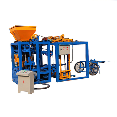 QT4-24B Concrete Lego Semi Automatic Block Machine Manufacturing Machine